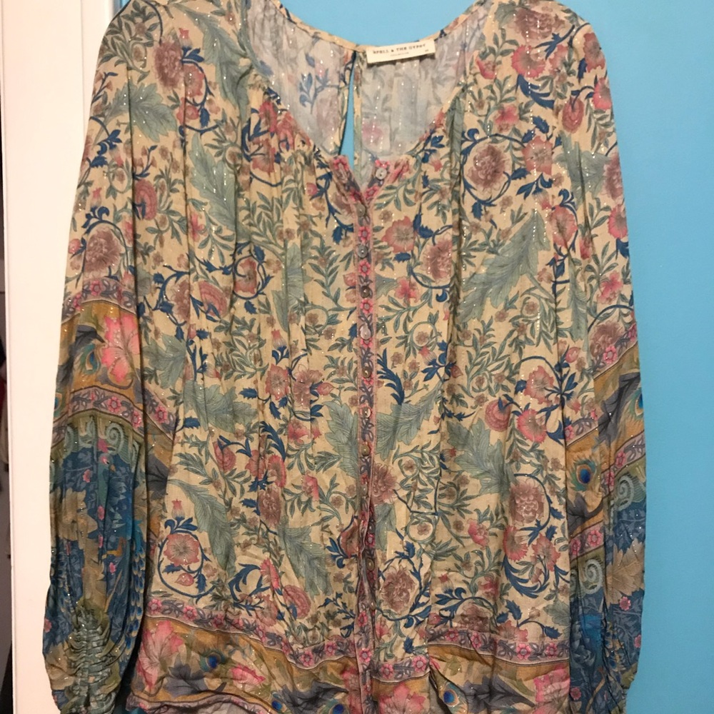 Authentic Spell oasis blouse